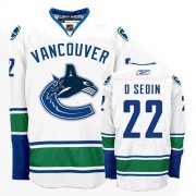 Reebok Vancouver Canucks NO.22 Daniel Sedin Men's Jersey (White Premier Away)