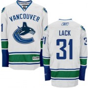 Reebok Vancouver Canucks NO.31 Eddie Lack Men's Jersey (White Premier Away)