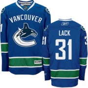 Reebok Vancouver Canucks NO.31 Eddie Lack Youth Jersey (Navy Blue Authentic Home)