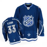 Reebok Vancouver Canucks NO.33 Henrik Sedin Men's Jersey (Navy Blue Authentic 2011 All Star)