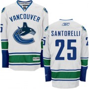 Reebok Vancouver Canucks NO.25 Mike Santorelli Men's Jersey (White Authentic Away)
