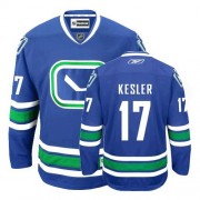 Reebok Vancouver Canucks NO.17 Ryan Kesler Men's Jersey (Royal Blue Authentic Third)
