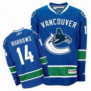 Reebok Vancouver Canucks NO.14 Alex Burrows Men's Jersey (Navy Blue Authentic Home)