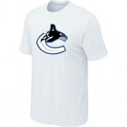 Vancouver Canucks Mens Team Logo Short Sleeve T-Shirt - White