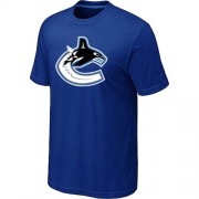 Vancouver Canucks Mens Team Logo Short Sleeve T-Shirt - Blue