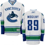 Reebok Vancouver Canucks NO.89 Alexander Mogilny Men's Jersey (White Authentic Away)