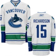 Reebok Vancouver Canucks NO.15 Brad Richardson Men's Jersey (White Authentic Away)